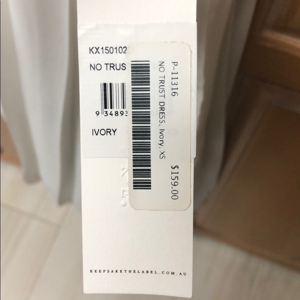 Keepsake the Label Ivory No Trust Dress XS - Picture 5 of 5